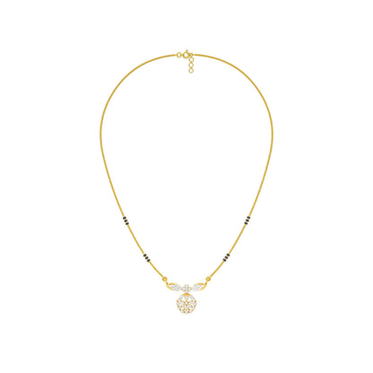 Akira Diamond Mangalsutra 18 KT / Yellow Gold