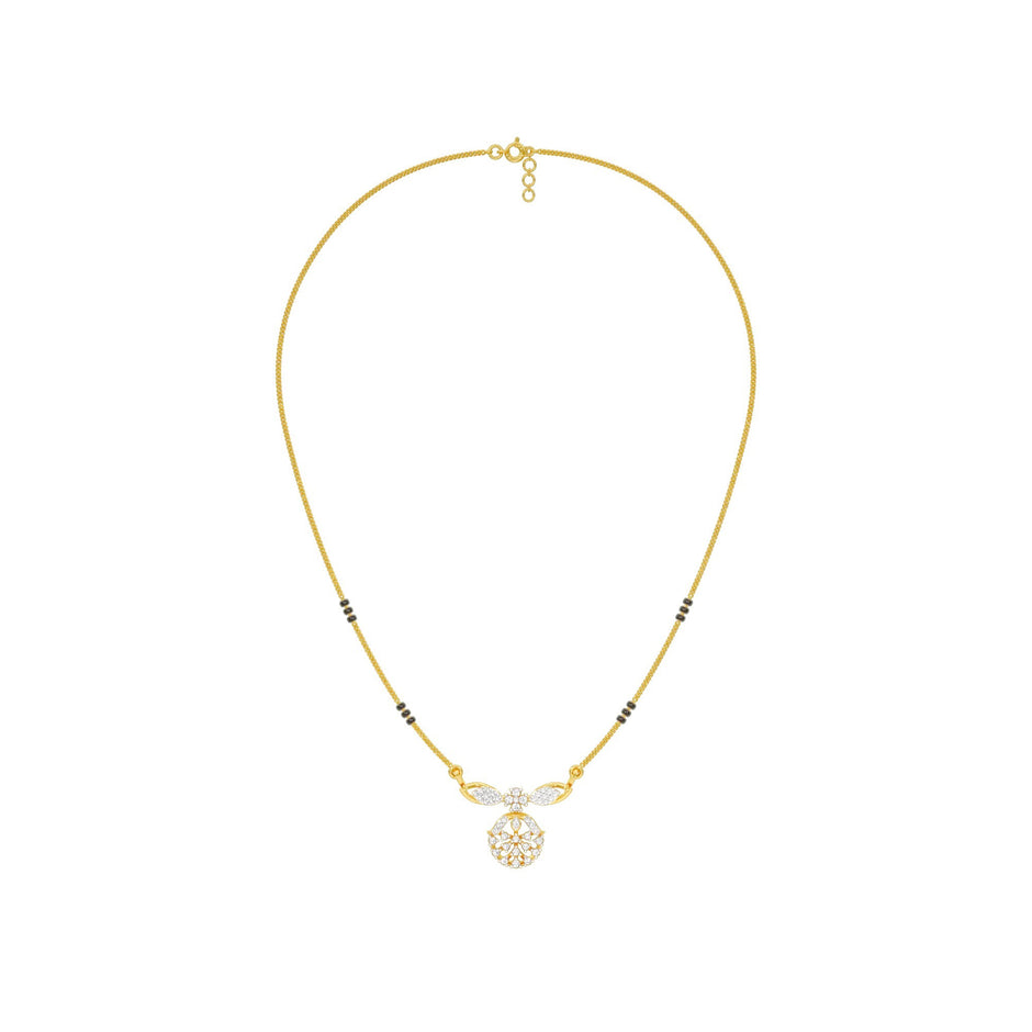 Akira Diamond Mangalsutra 18 KT / Yellow Gold