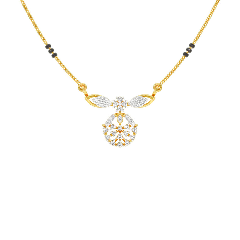 Akira Diamond Mangalsutra 18 KT / Yellow Gold