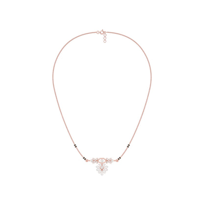 The Rudri Diamond Mangalsutra 18 KT / Rose Gold