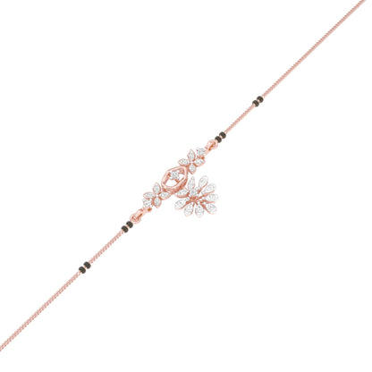 The Rudri Diamond Mangalsutra 18 KT / Rose Gold