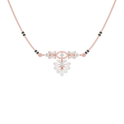 The Rudri Diamond Mangalsutra 18 KT / Rose Gold