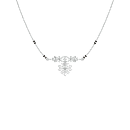 The Rudri Diamond Mangalsutra 18 KT / White Gold