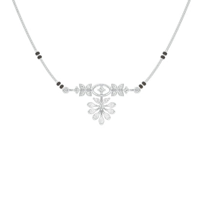 The Rudri Diamond Mangalsutra 18 KT / White Gold
