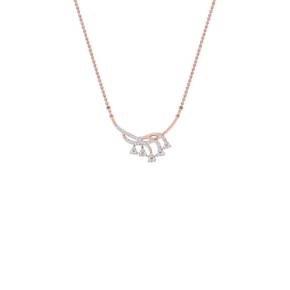 Rekha Diamond Mangalsutra 18 KT / Rose Gold