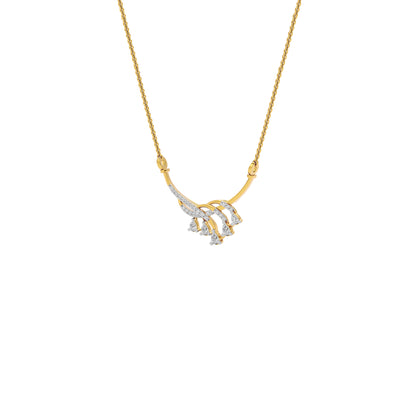 Rekha Diamond Mangalsutra 18 KT / Yellow Gold