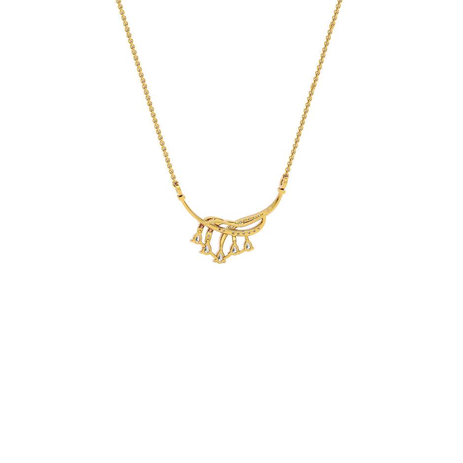Rekha Diamond Mangalsutra 18 KT / Yellow Gold