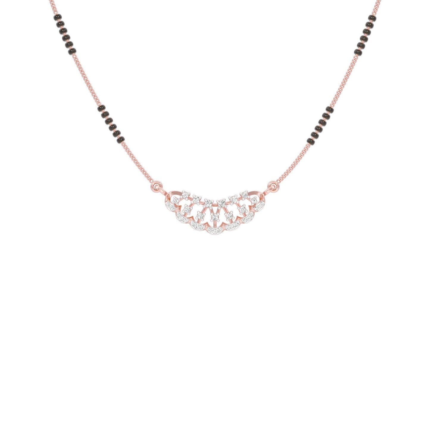 Aneeka Diamond Mangalsutra 18 KT / Rose Gold