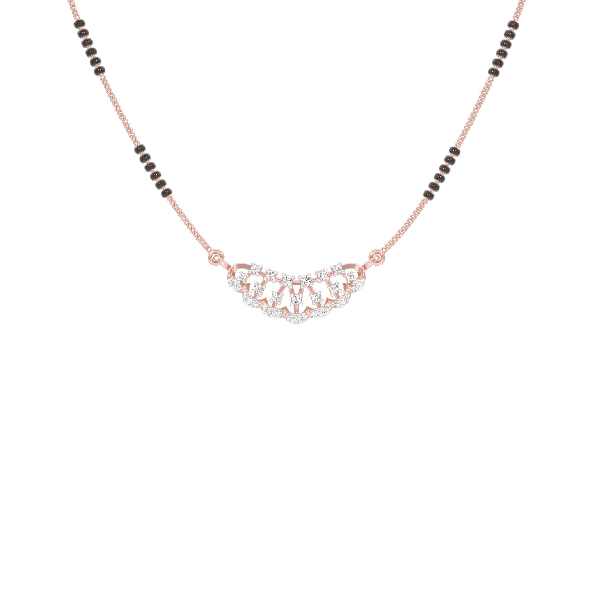 Aneeka Diamond Mangalsutra 18 KT / Rose Gold