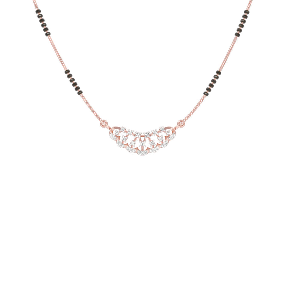 Aneeka Diamond Mangalsutra 18 KT / Rose Gold