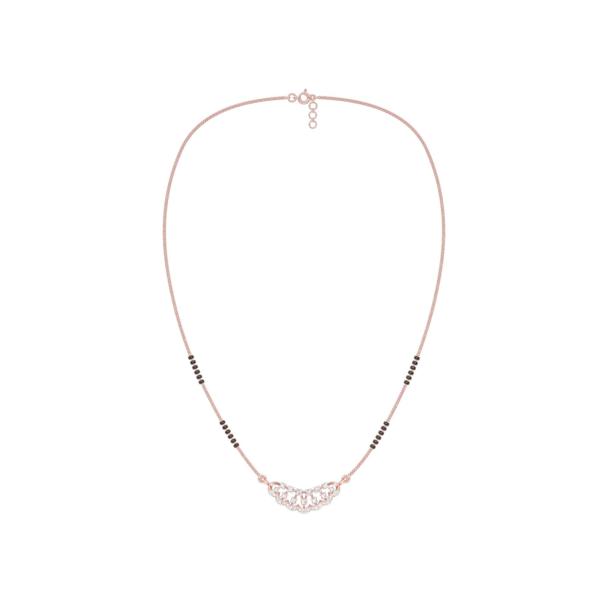Aneeka Diamond Mangalsutra 18 KT / Rose Gold