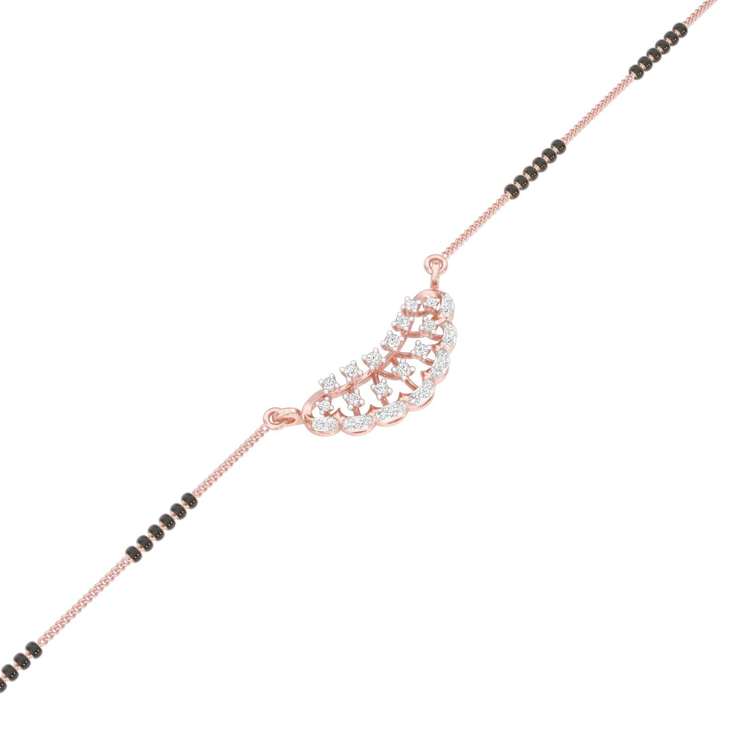 Aneeka Diamond Mangalsutra 18 KT / Rose Gold