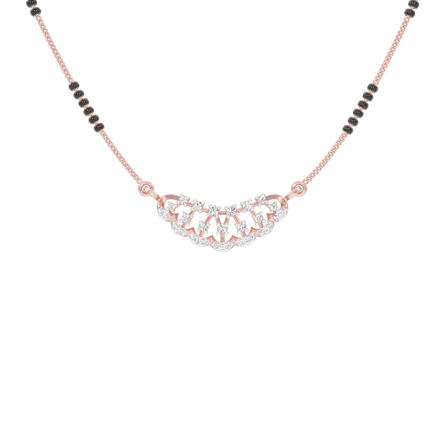 Aneeka Diamond Mangalsutra 18 KT / Rose Gold