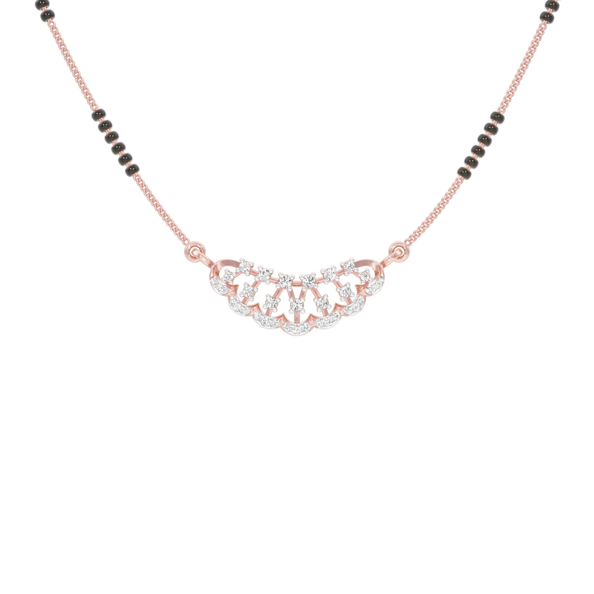Aneeka Diamond Mangalsutra 18 KT / Rose Gold