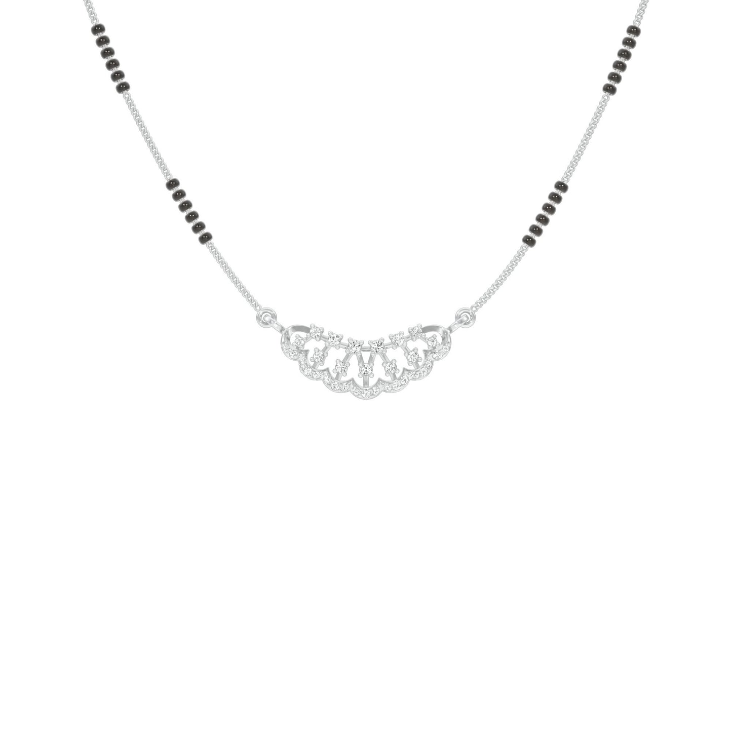 Aneeka Diamond Mangalsutra 18 KT / White Gold