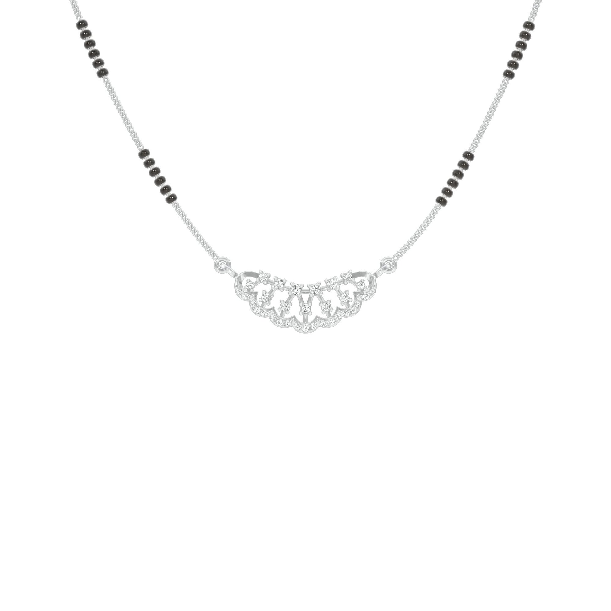 Aneeka Diamond Mangalsutra 18 KT / White Gold