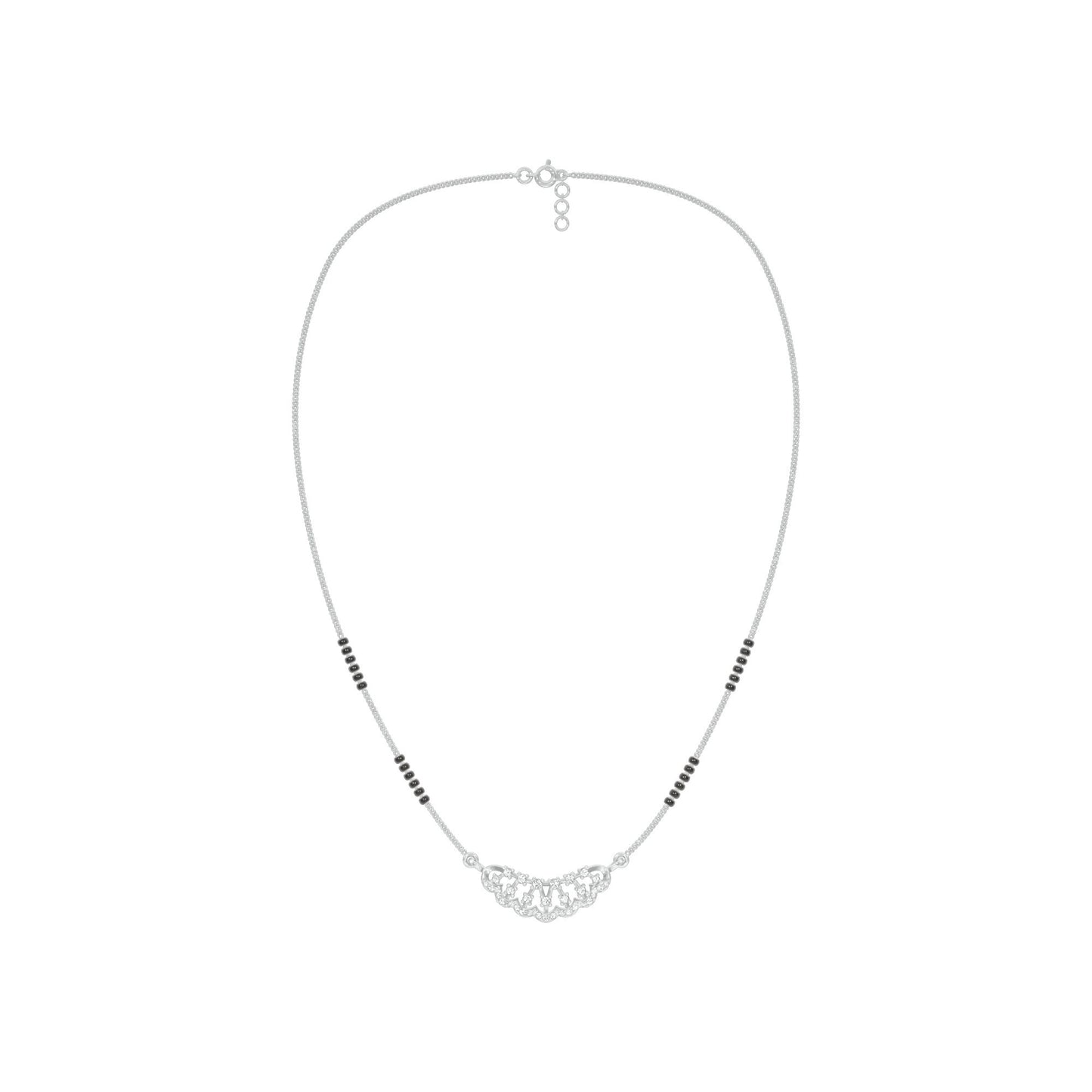Aneeka Diamond Mangalsutra 18 KT / White Gold