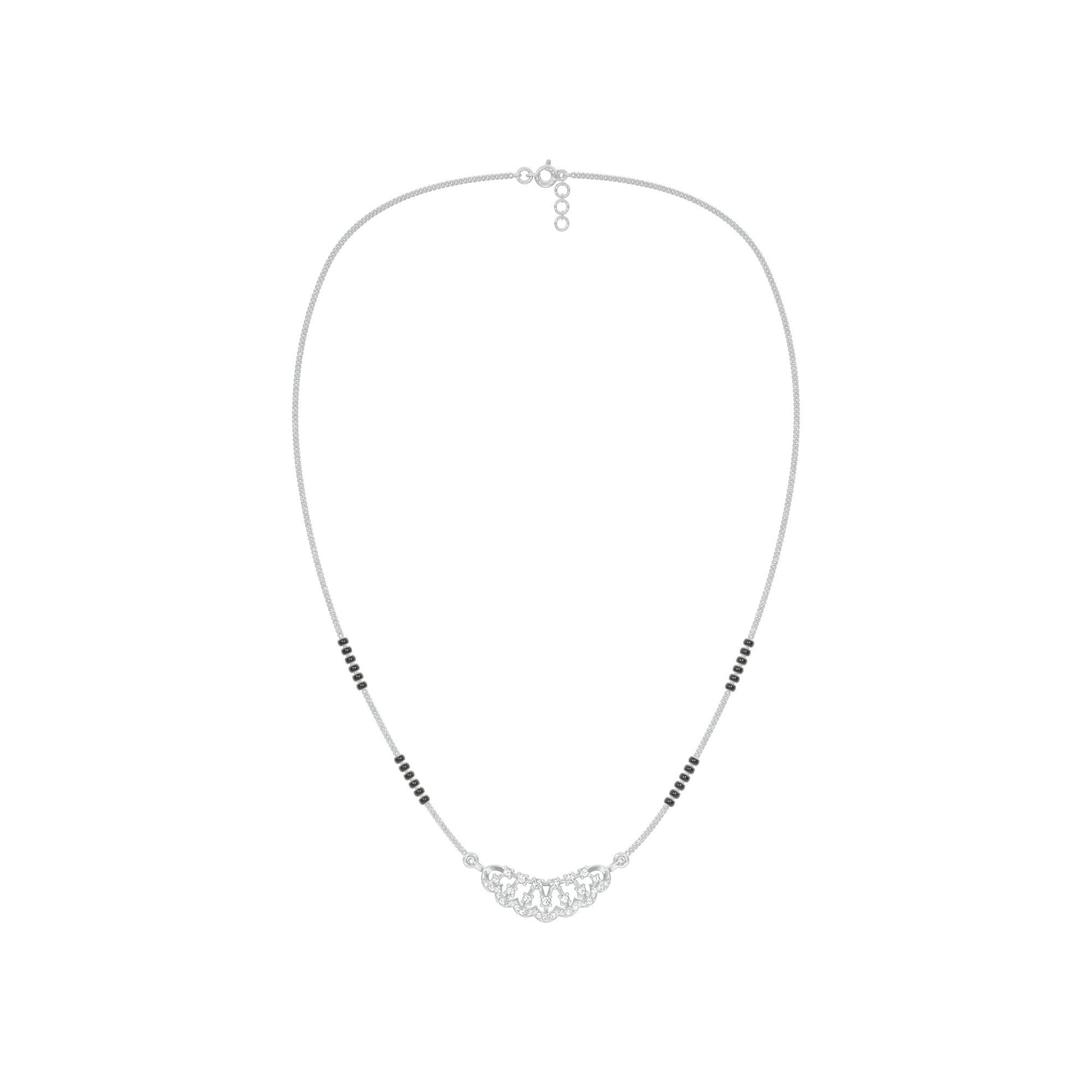 Aneeka Diamond Mangalsutra 18 KT / White Gold