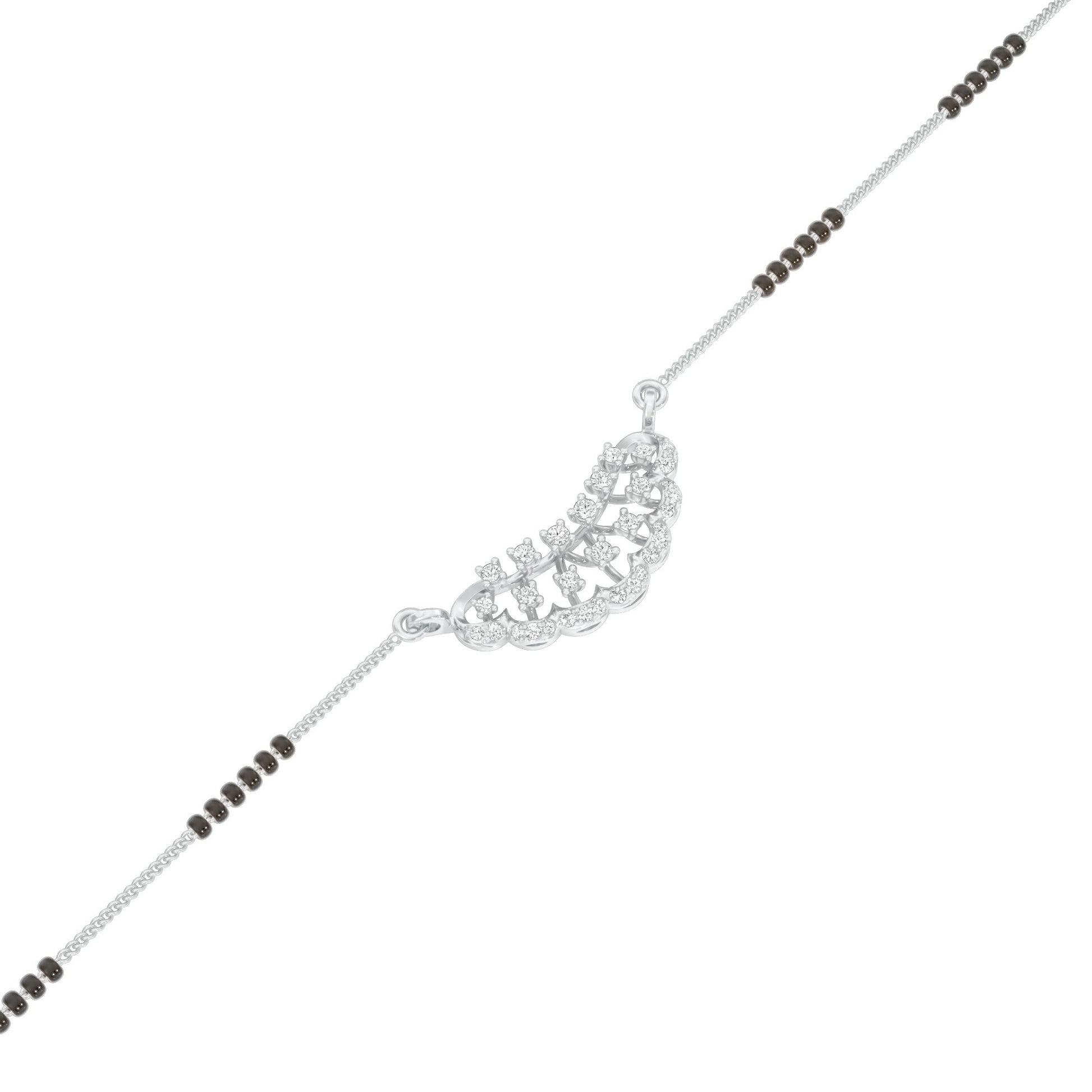Aneeka Diamond Mangalsutra 18 KT / White Gold