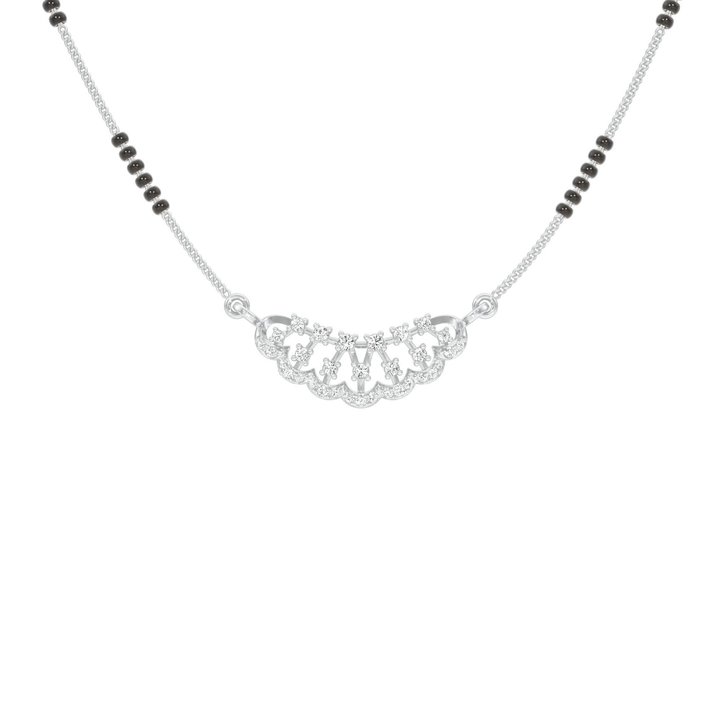 Aneeka Diamond Mangalsutra 18 KT / White Gold