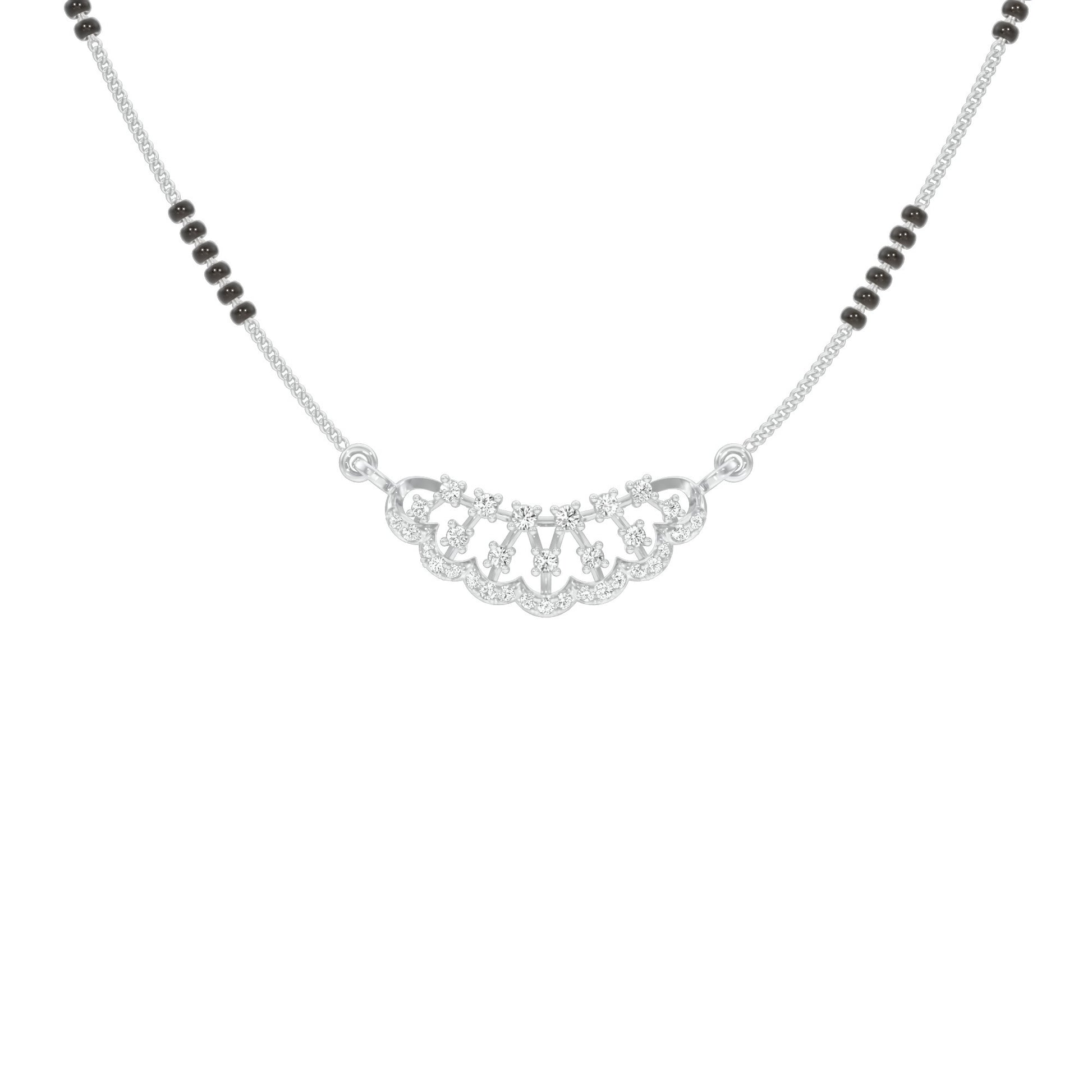 Aneeka Diamond Mangalsutra 18 KT / White Gold