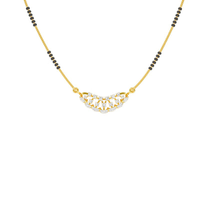Aneeka Diamond Mangalsutra 18 KT / Yellow Gold