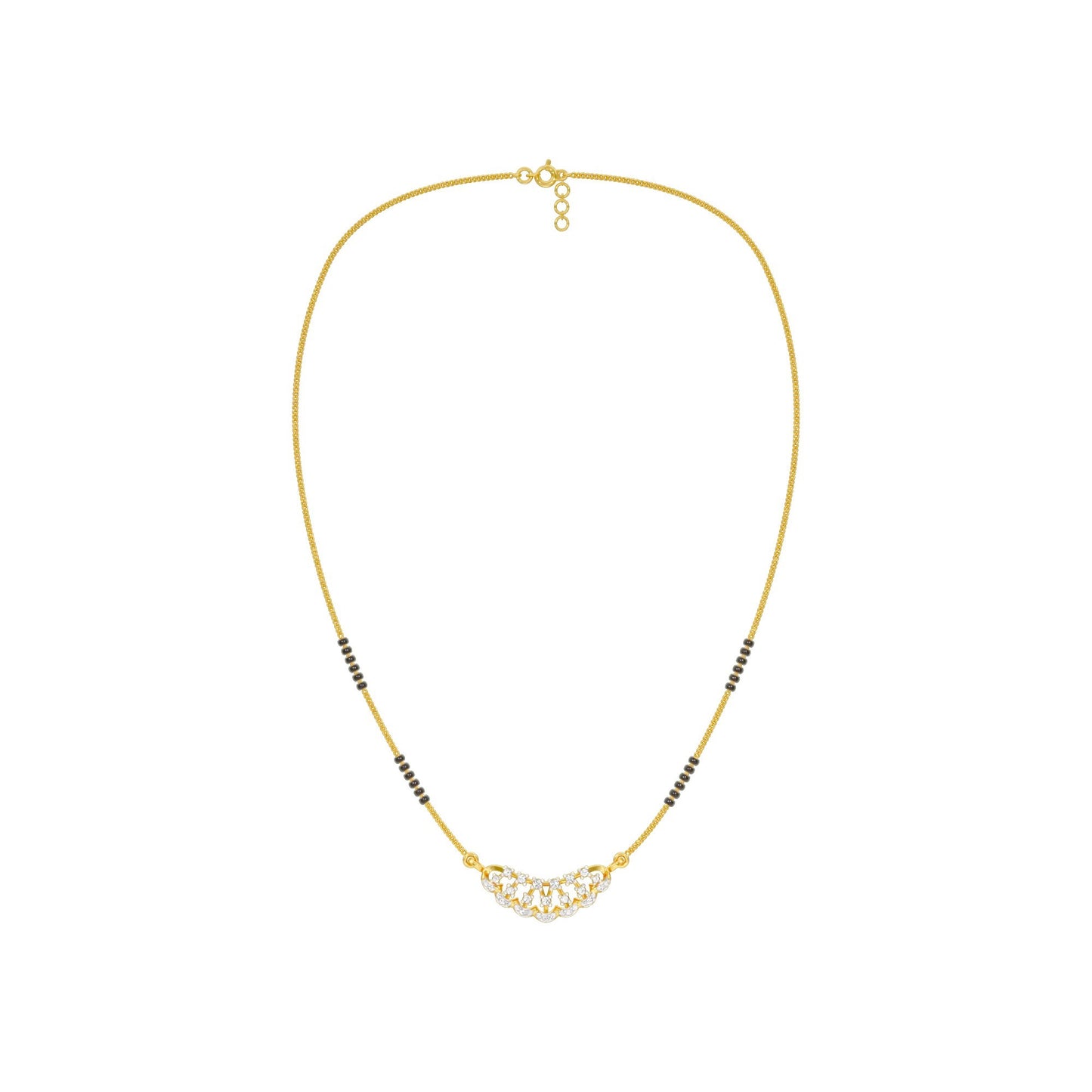 Aneeka Diamond Mangalsutra 18 KT / Yellow Gold