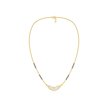 Aneeka Diamond Mangalsutra 18 KT / Yellow Gold