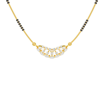 Aneeka Diamond Mangalsutra 18 KT / Yellow Gold