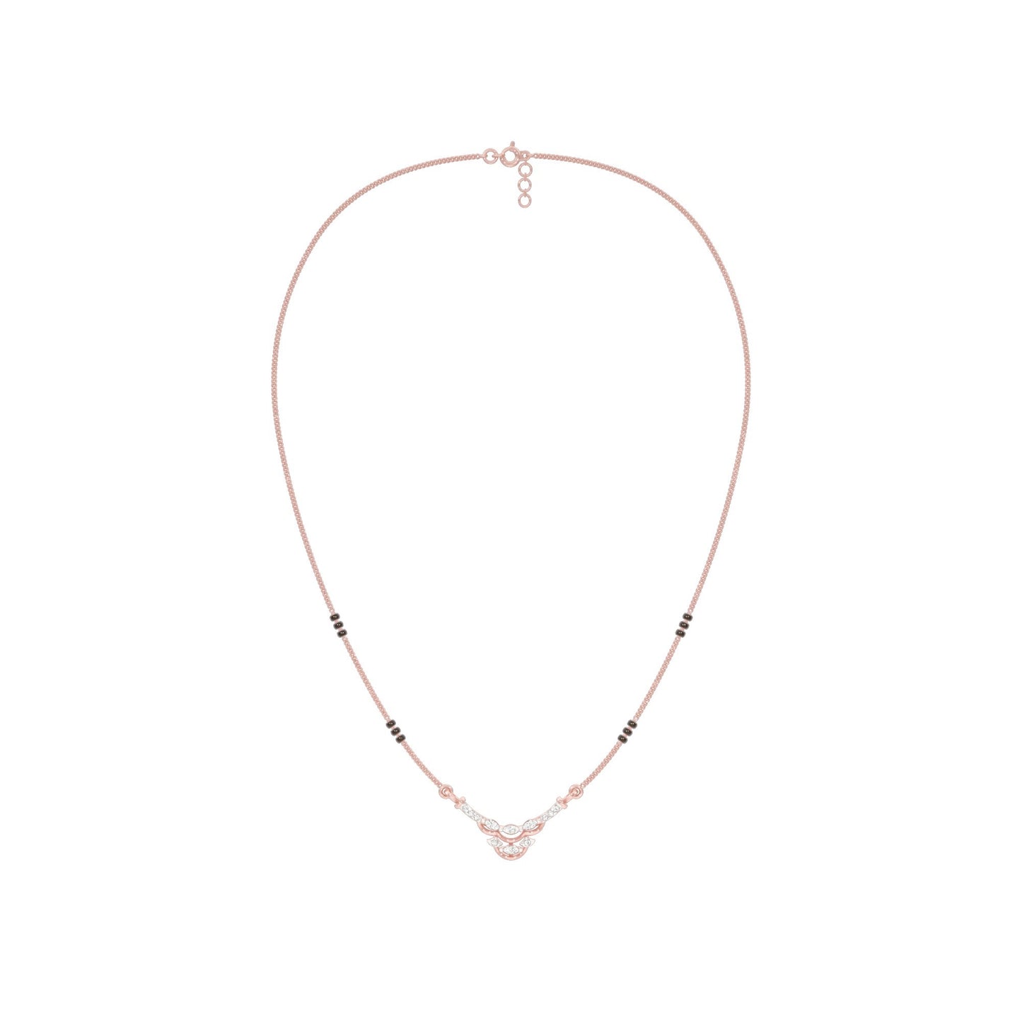 Nuriya Diamond Mangalsutra 18 KT / Rose Gold