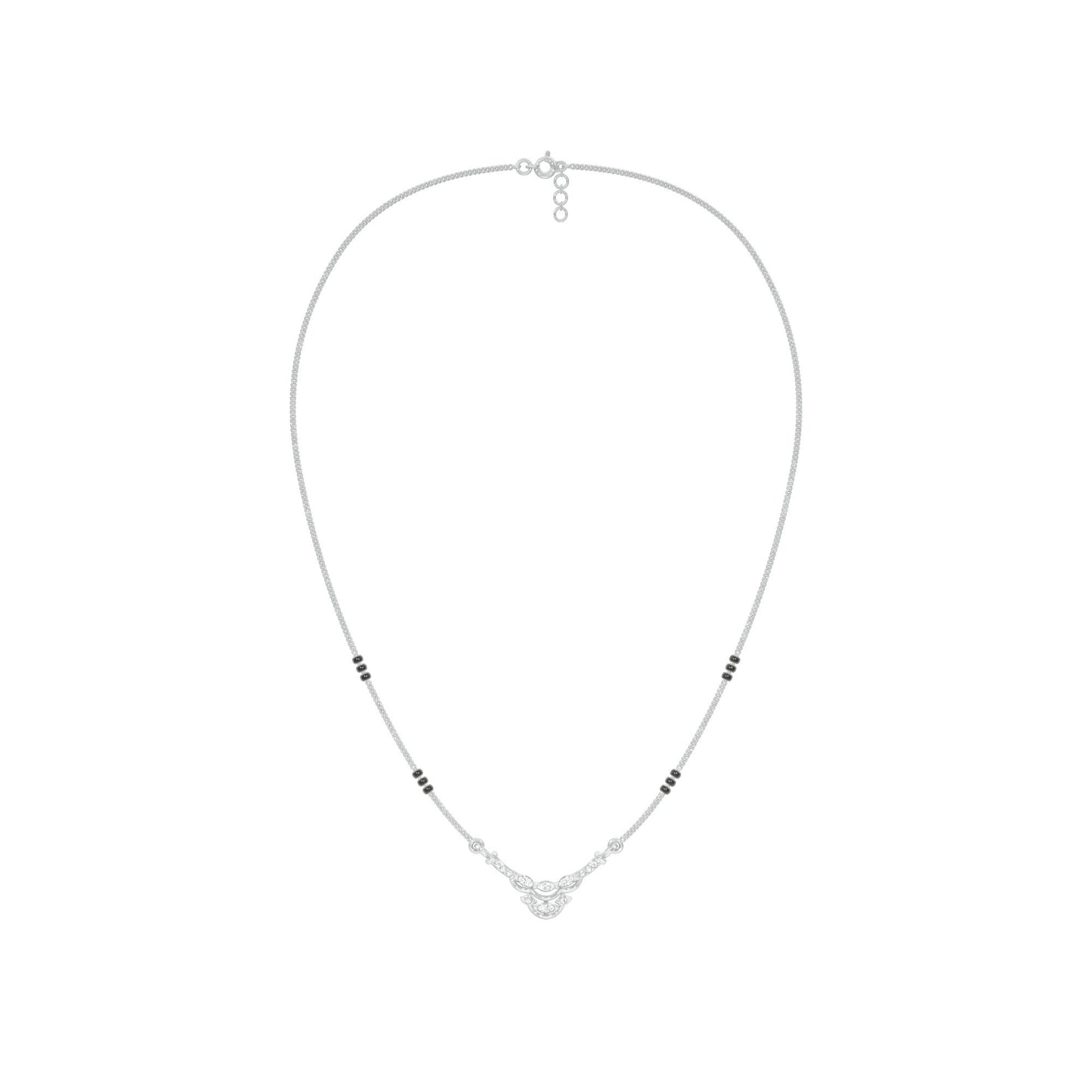 Nuriya Diamond Mangalsutra 18 KT / White Gold