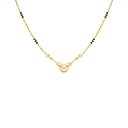 Nuriya Diamond Mangalsutra 18 KT / Yellow Gold