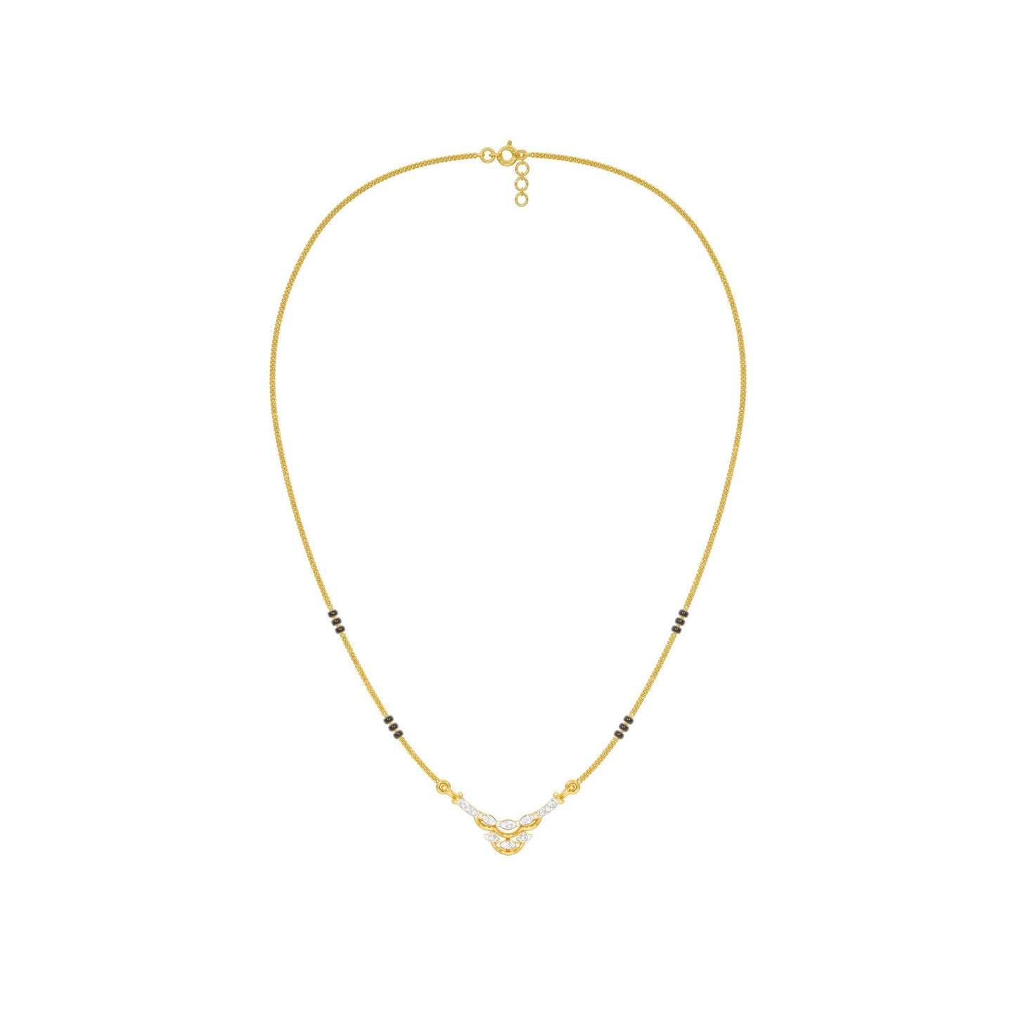 Nuriya Diamond Mangalsutra 18 KT / Yellow Gold