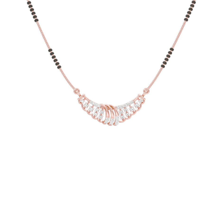 Latika Diamond Mangalsutra 18 KT / Rose Gold