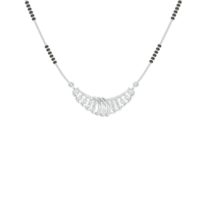 Latika Diamond Mangalsutra 18 KT / White Gold