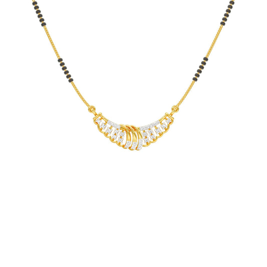 Latika Diamond Mangalsutra 18 KT / Yellow Gold