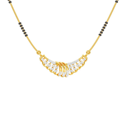Latika Diamond Mangalsutra 18 KT / Yellow Gold