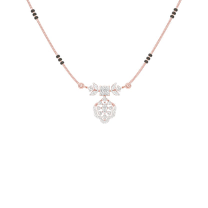 Sundari Diamond Mangalsutra 18 KT / Rose Gold