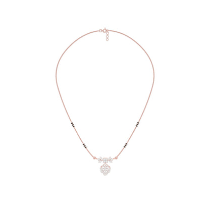 Sundari Diamond Mangalsutra 18 KT / Rose Gold