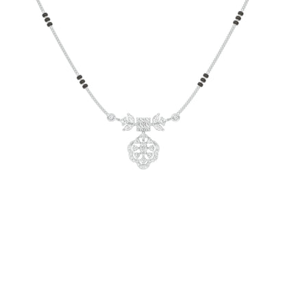 Sundari Diamond Mangalsutra 18 KT / White Gold