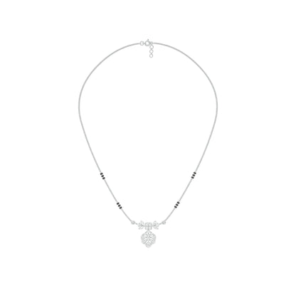 Sundari Diamond Mangalsutra 18 KT / White Gold