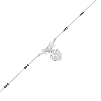 Sundari Diamond Mangalsutra 18 KT / White Gold