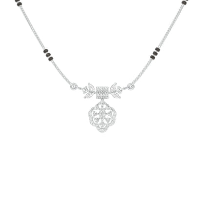 Sundari Diamond Mangalsutra 18 KT / White Gold