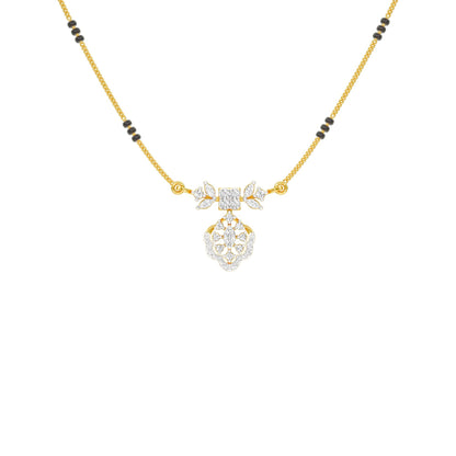 Sundari Diamond Mangalsutra 18 KT / Yellow Gold