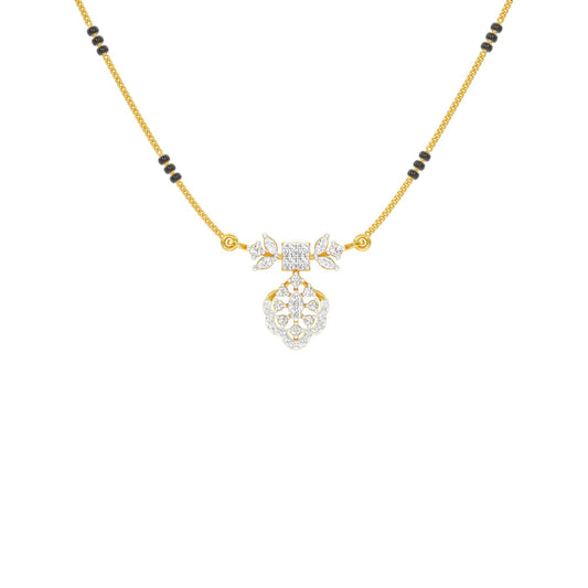 Sundari Diamond Mangalsutra 18 KT / Yellow Gold