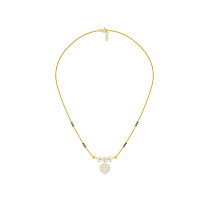 Sundari Diamond Mangalsutra 18 KT / Yellow Gold