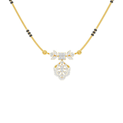 Sundari Diamond Mangalsutra 18 KT / Yellow Gold