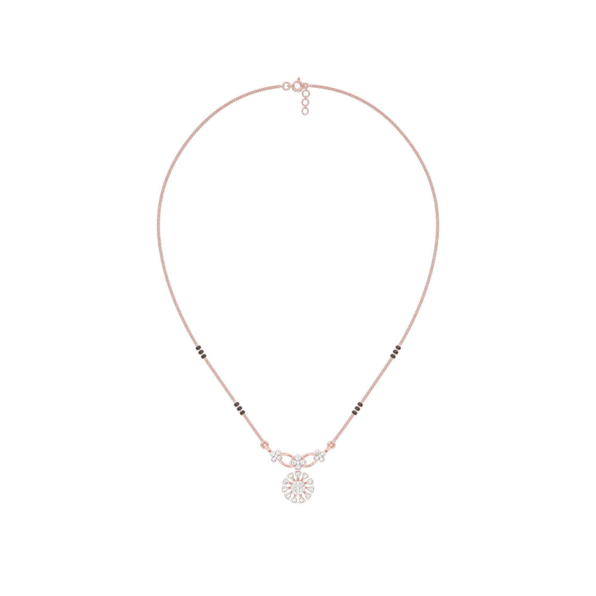 Tara Diamond Mangalsutra 18 KT / Rose Gold