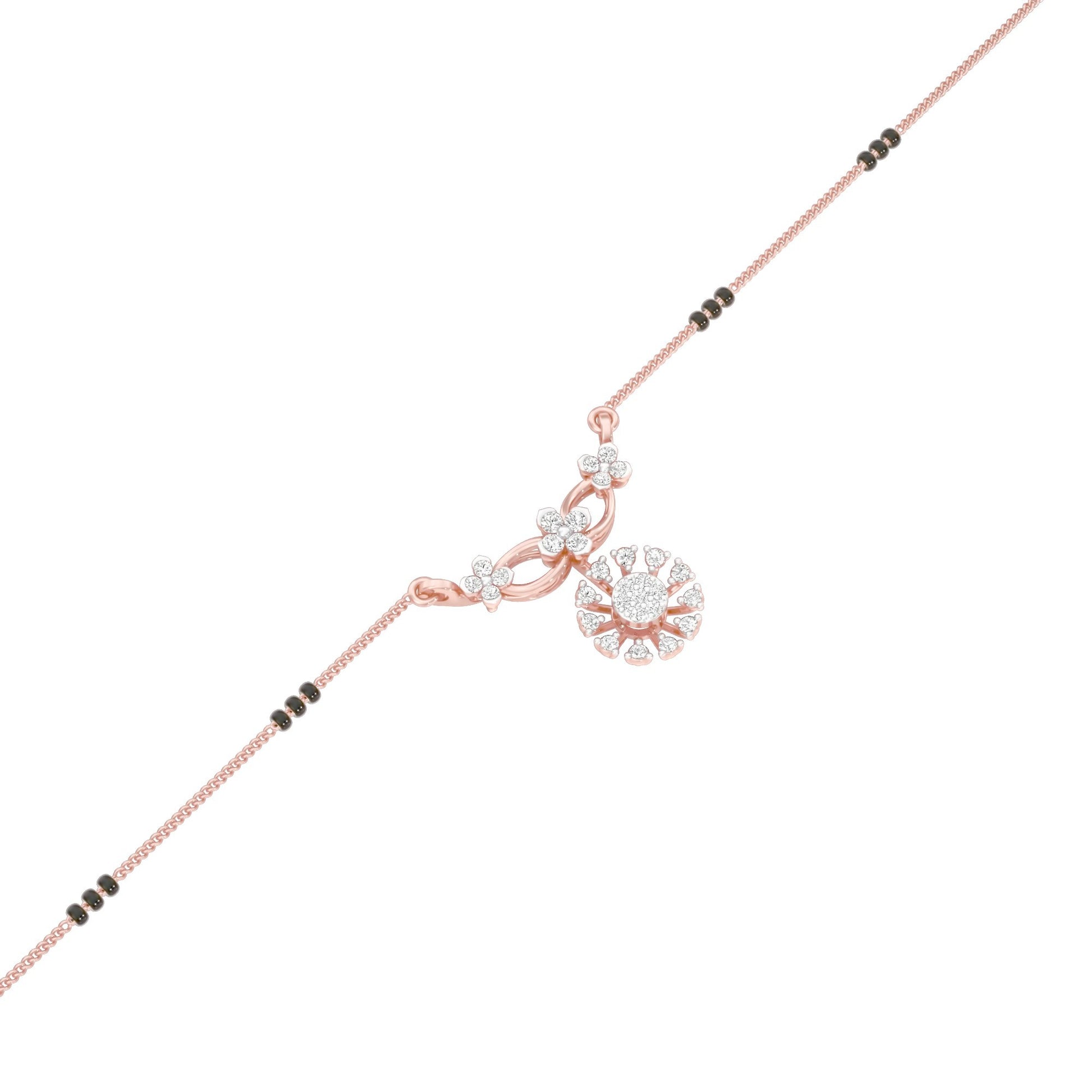 Tara Diamond Mangalsutra 18 KT / Rose Gold