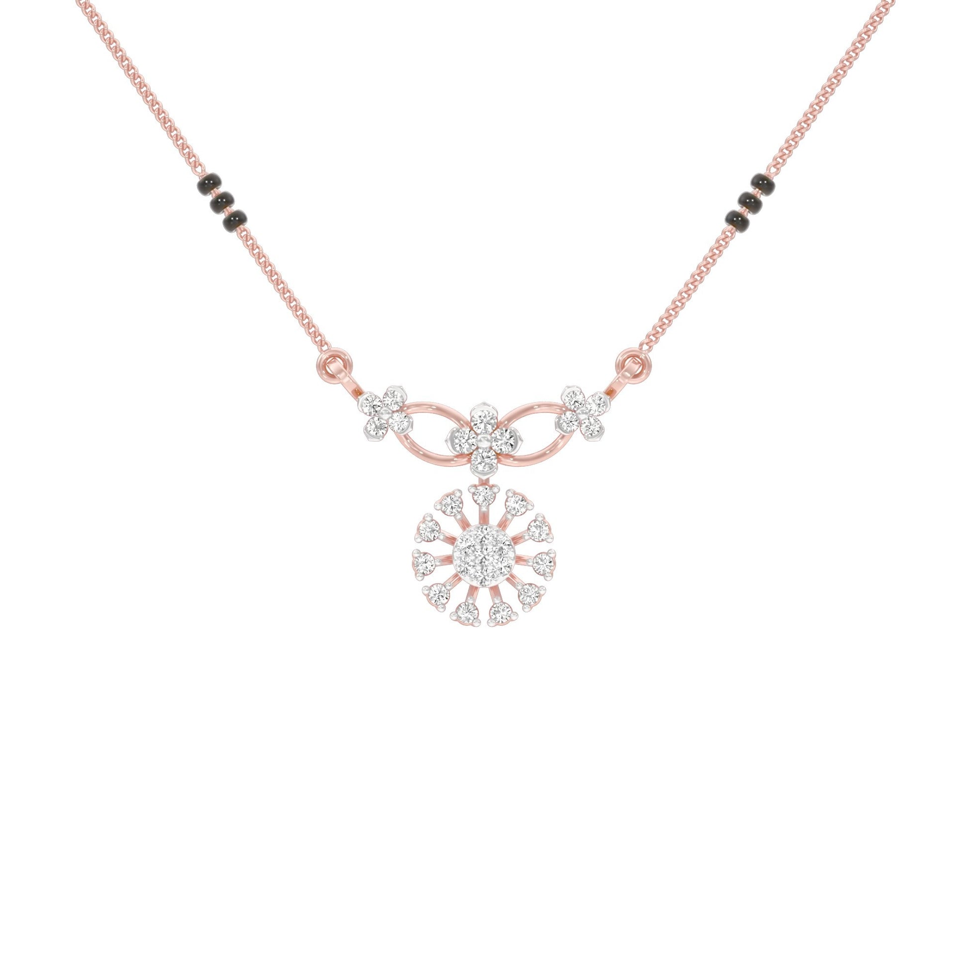 Tara Diamond Mangalsutra 18 KT / Rose Gold